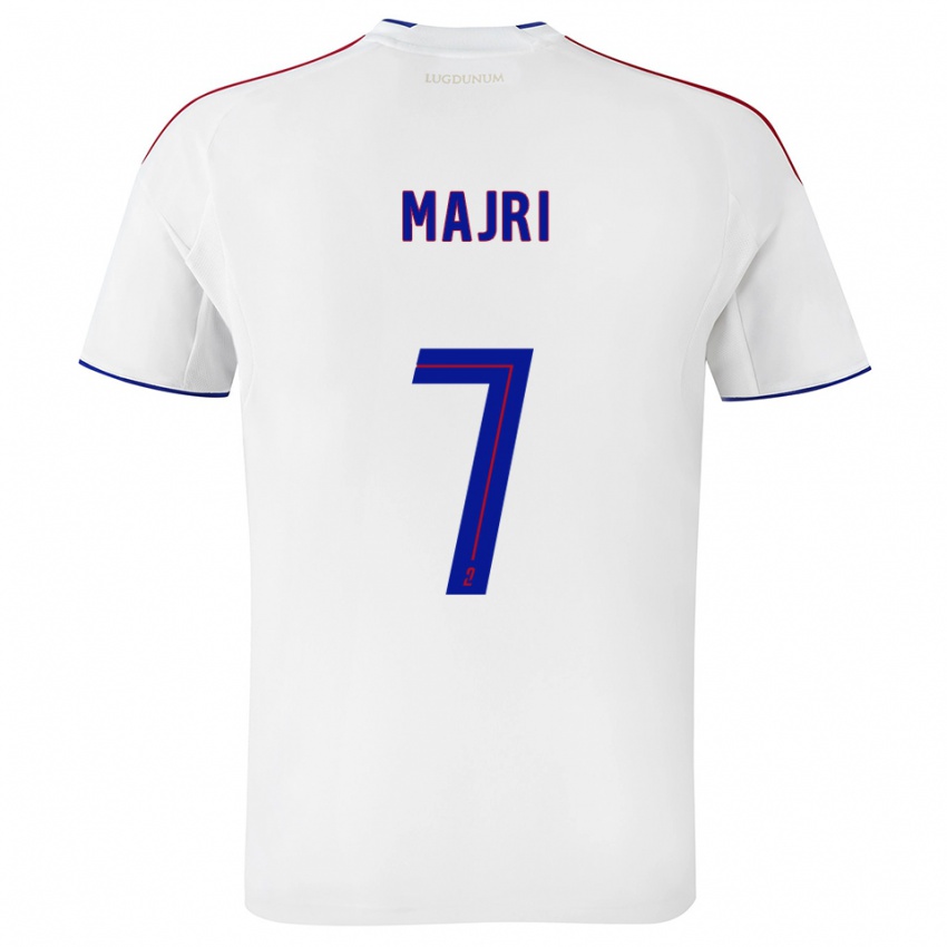 נשים אמל מג'רי #7 לבן אדום ג'רזי ביתית 2025/26 חולצה קצרה