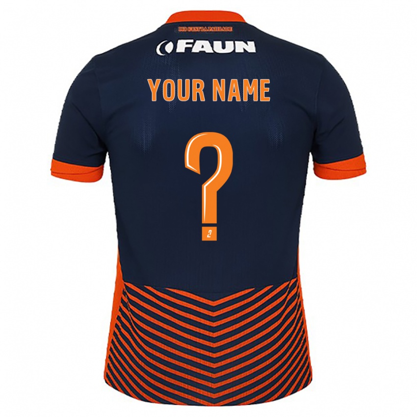 נשים השם שלך #0 כחול חצות כתום ג'רזי ביתית 2025/26 חולצה קצרה