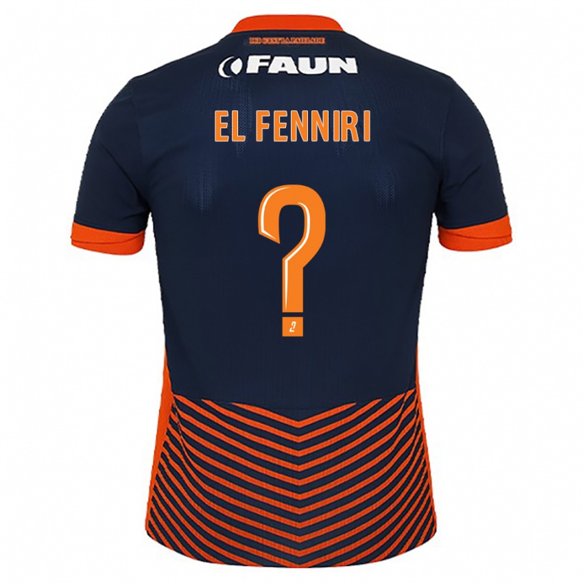 נשים Rayane El Fenniri #0 כחול חצות כתום ג'רזי ביתית 2025/26 חולצה קצרה