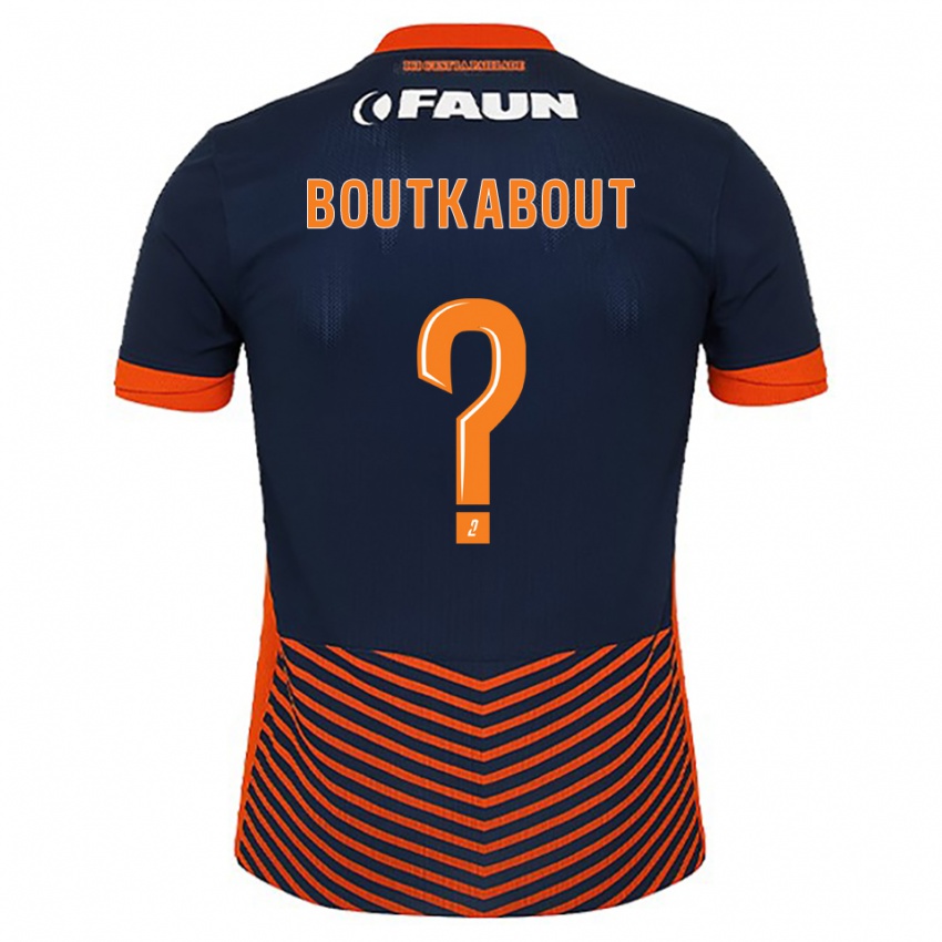 נשים Amir Boutkabout #0 כחול חצות כתום ג'רזי ביתית 2025/26 חולצה קצרה