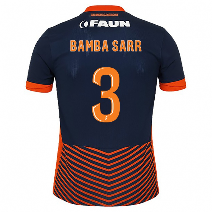 נשים ממאדו באמבה סאר #3 כחול חצות כתום ג'רזי ביתית 2025/26 חולצה קצרה