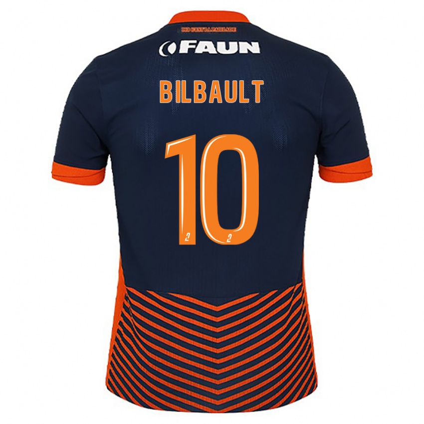 נשים שרלוט בילבו #10 כחול חצות כתום ג'רזי ביתית 2025/26 חולצה קצרה