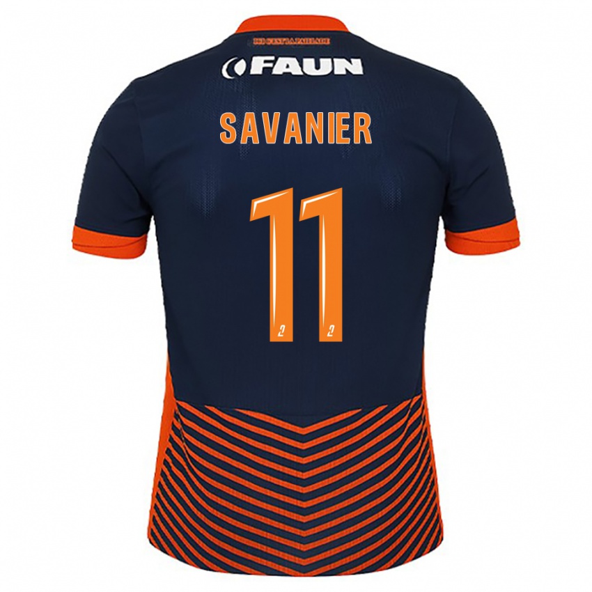 נשים טז'י סבנייה #11 כחול חצות כתום ג'רזי ביתית 2025/26 חולצה קצרה