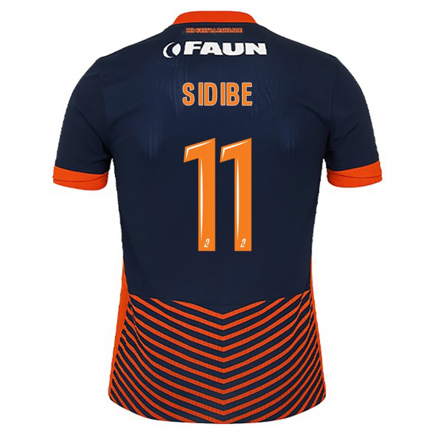 נשים יאניק סידיבה #11 כחול חצות כתום ג'רזי ביתית 2025/26 חולצה קצרה נשים יאניק סידיבה #11 כחול חצות כתום ג'רזי ביתית 2025/26 חולצה קצרה