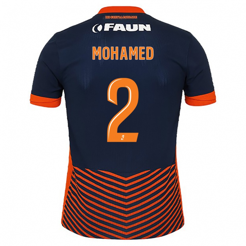 נשים Isyak Mohamed #2 כחול חצות כתום ג'רזי ביתית 2025/26 חולצה קצרה