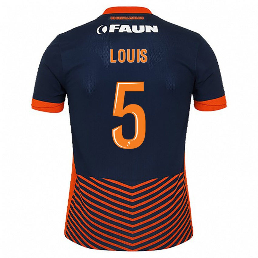 נשים Kethna Louis #5 כחול חצות כתום ג'רזי ביתית 2025/26 חולצה קצרה