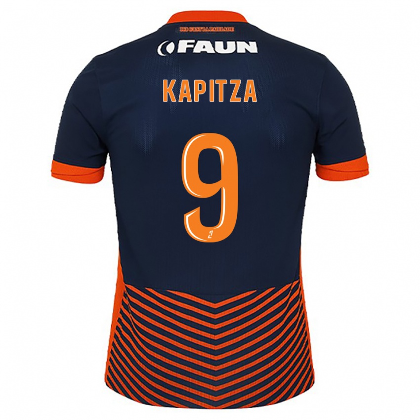 נשים Matisse Kapitza #9 כחול חצות כתום ג'רזי ביתית 2025/26 חולצה קצרה