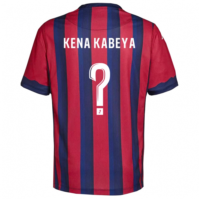 נשים אית׳ן קנה קאביה #0 בורדו כחול נייבי ג'רזי ביתית 2025/26 חולצה קצרה