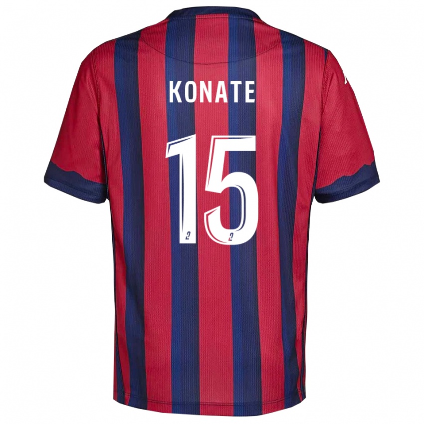 נשים שיח׳ עומאר קונאטה #15 בורדו כחול נייבי ג'רזי ביתית 2025/26 חולצה קצרה