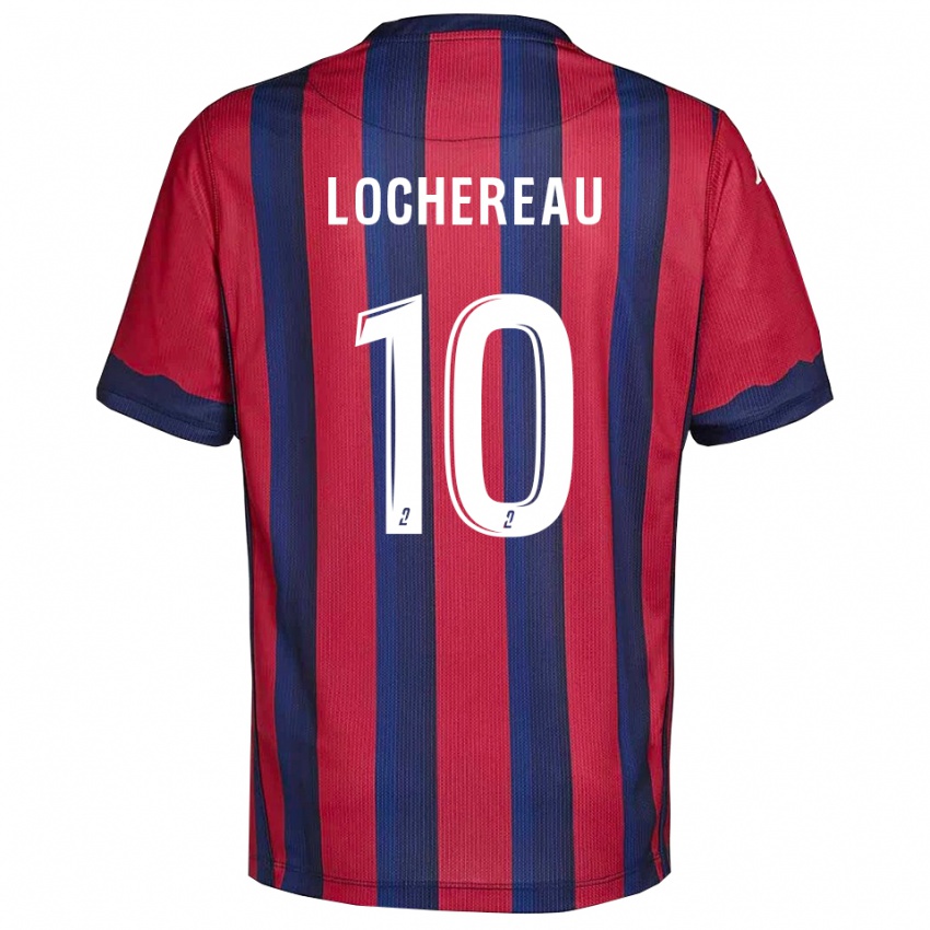 נשים Yad Lochereau #10 בורדו כחול נייבי ג'רזי ביתית 2025/26 חולצה קצרה