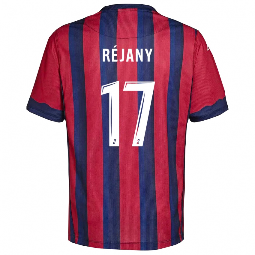 נשים Louise Réjany #17 בורדו כחול נייבי ג'רזי ביתית 2025/26 חולצה קצרה