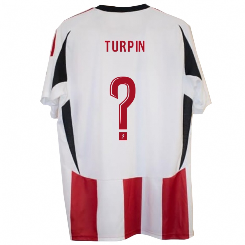 נשים Mathis Turpin #0 אדום כחול ג'רזי ביתית 2025/26 חולצה קצרה