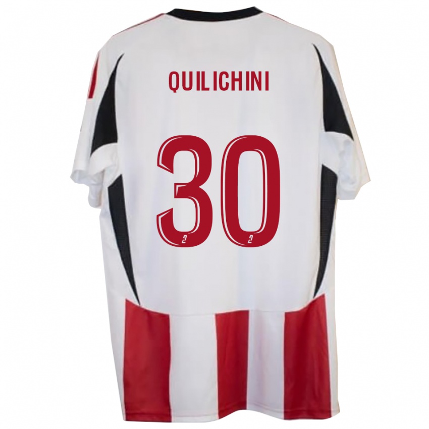 נשים Ghjuvanni Quilichini #30 אדום כחול ג'רזי ביתית 2025/26 חולצה קצרה