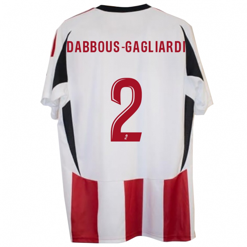 נשים Yanis Dabbous-Gagliardi #2 אדום כחול ג'רזי ביתית 2025/26 חולצה קצרה