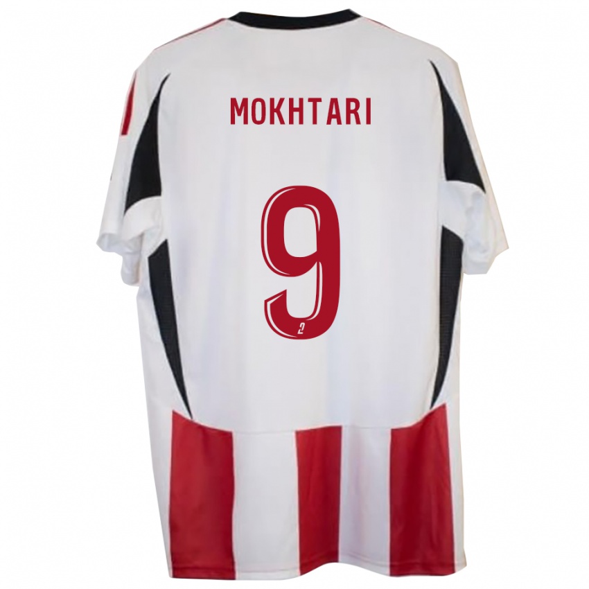 נשים נועה מוכטארי #9 אדום כחול ג'רזי ביתית 2025/26 חולצה קצרה