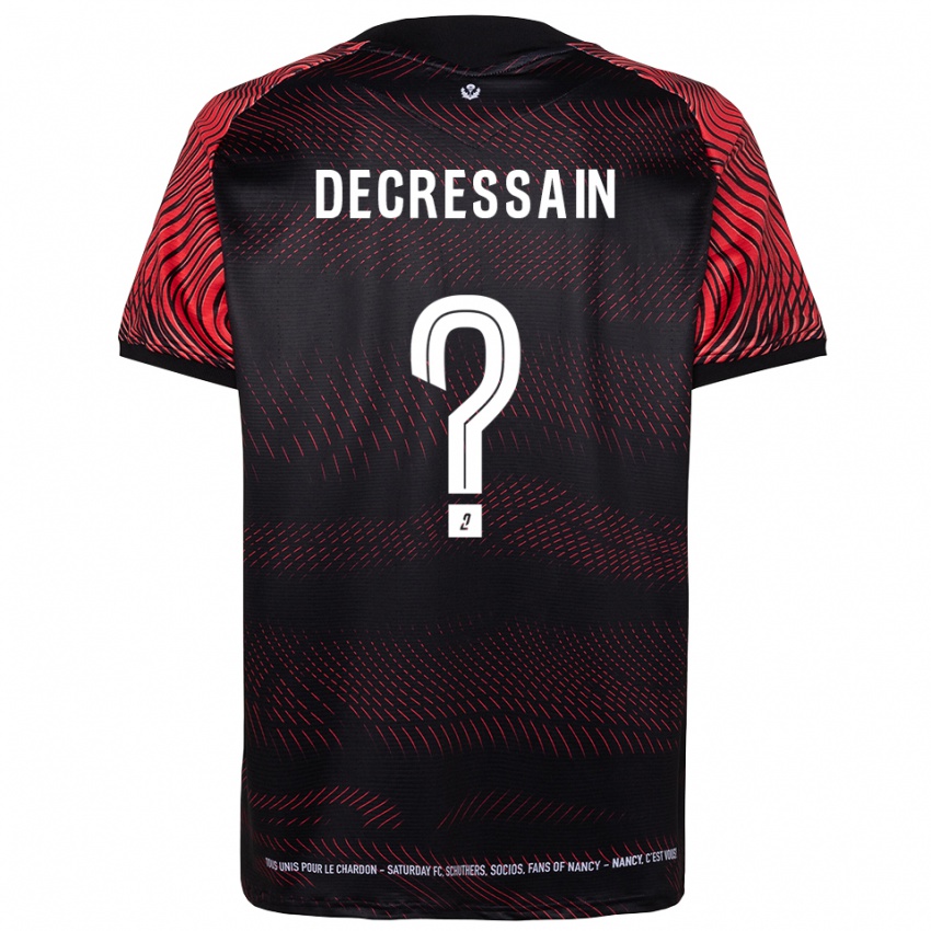 נשים Flavie Decressain #0 לבן אדום ג'רזי ביתית 2025/26 חולצה קצרה