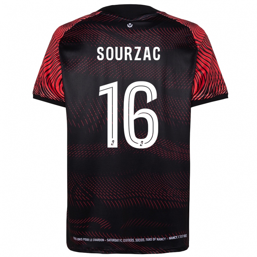 נשים Martin Sourzac #16 לבן אדום ג'רזי ביתית 2025/26 חולצה קצרה