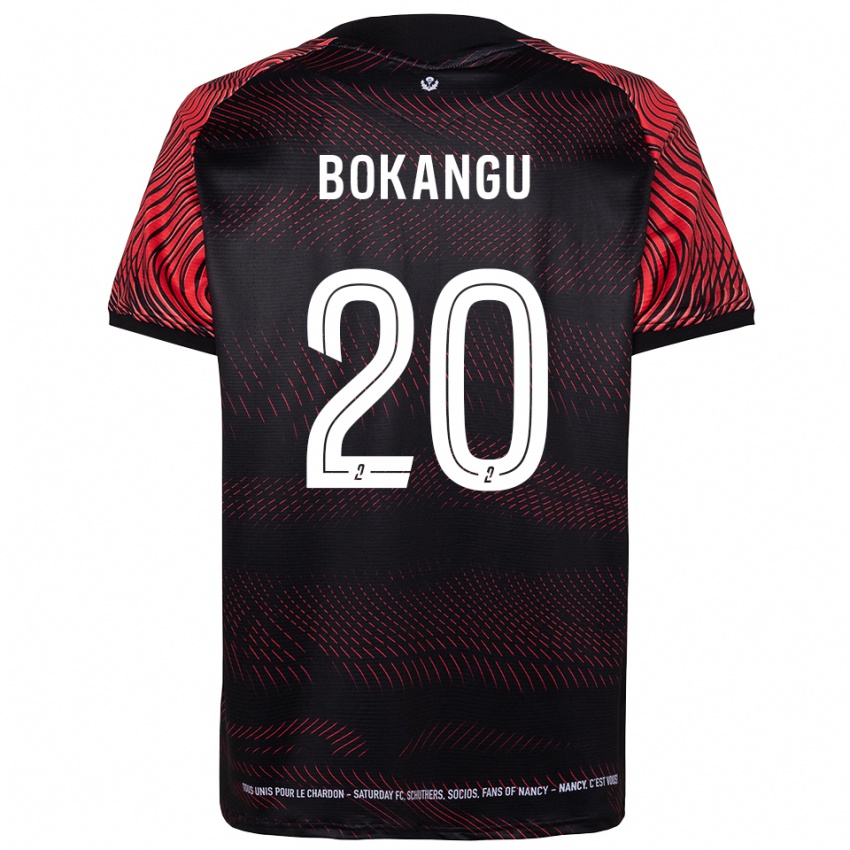 נשים Brandon Bokangu #20 לבן אדום ג'רזי ביתית 2025/26 חולצה קצרה