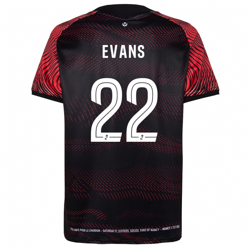 נשים Jimmy Evans #22 לבן אדום ג'רזי ביתית 2025/26 חולצה קצרה