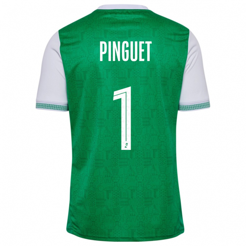 נשים אליס פינגה #1 ירוק לבן ג'רזי ביתית 2025/26 חולצה קצרה