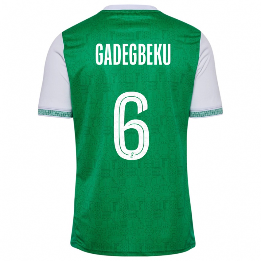 נשים לואן גדגבקו #6 ירוק לבן ג'רזי ביתית 2025/26 חולצה קצרה