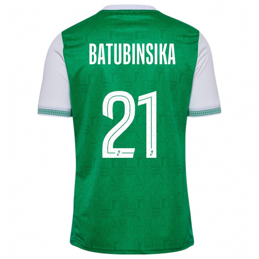 נשים דילן בטובינסיקה #21 ירוק לבן ג'רזי ביתית 2025/26 חולצה קצרה