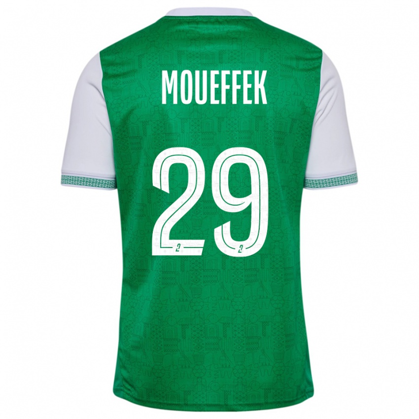 נשים איימן מואפק #29 ירוק לבן ג'רזי ביתית 2025/26 חולצה קצרה