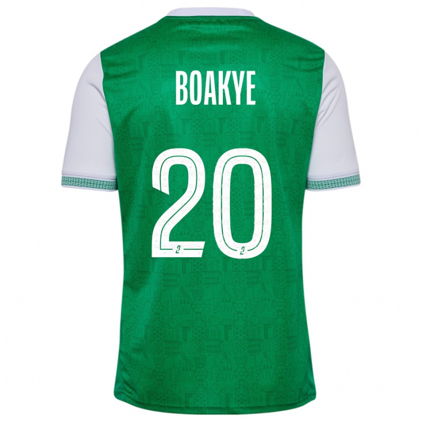 נשים אוגוסטין בואקיה #20 ירוק לבן ג'רזי ביתית 2025/26 חולצה קצרה