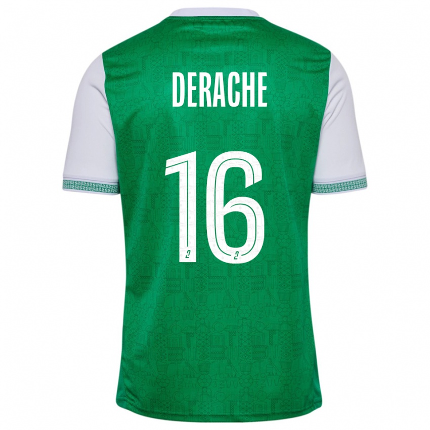 נשים ג׳וסף דראש #16 ירוק לבן ג'רזי ביתית 2025/26 חולצה קצרה