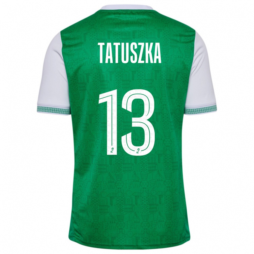 נשים Maxence Tatuszka #13 ירוק לבן ג'רזי ביתית 2025/26 חולצה קצרה