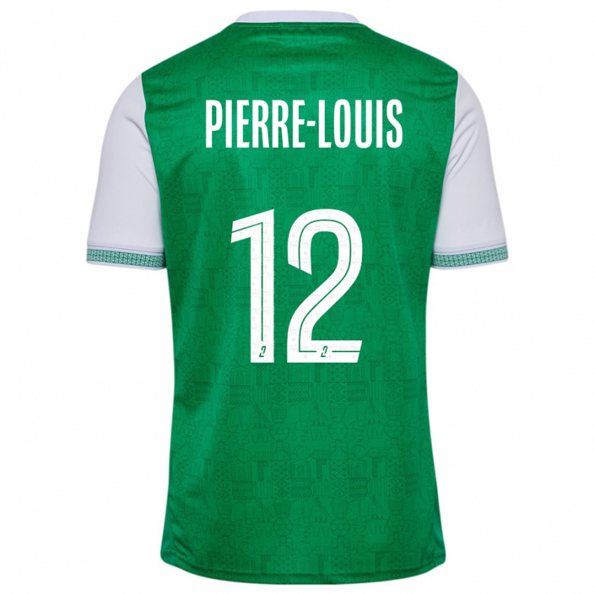 נשים אמאנדיין פייר-לואיס #12 ירוק לבן ג'רזי ביתית 2025/26 חולצה קצרה