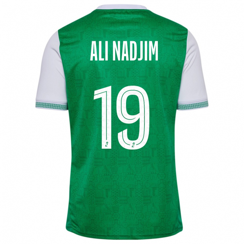 נשים Nadjma Ali Nadjim #19 ירוק לבן ג'רזי ביתית 2025/26 חולצה קצרה