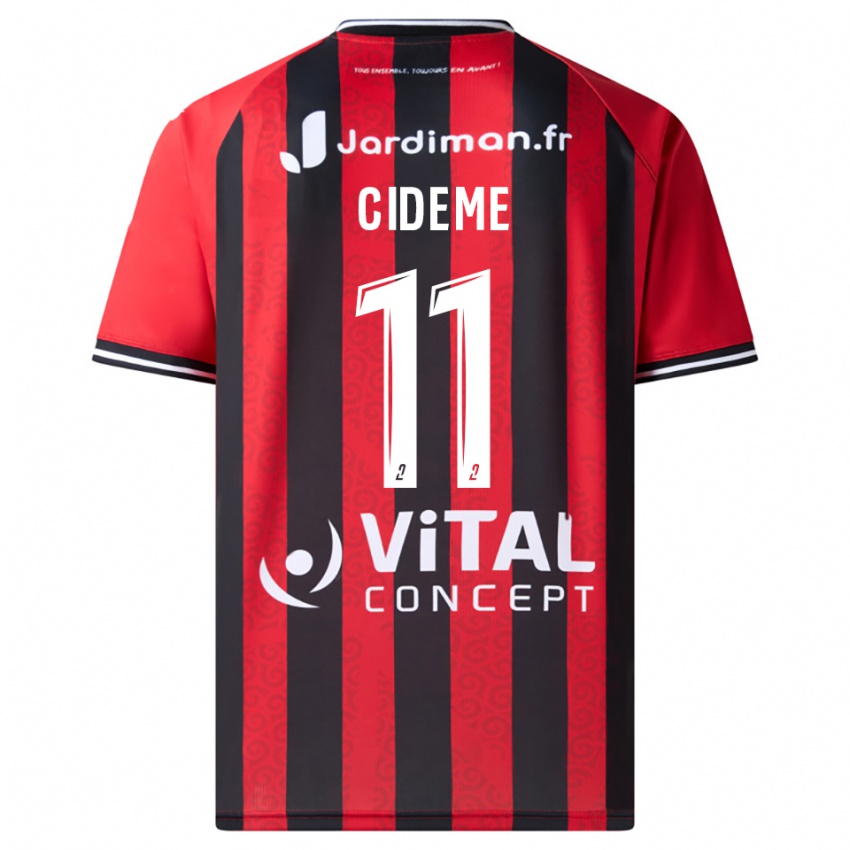 נשים Evan Cideme #11 אדום שחור ג'רזי ביתית 2025/26 חולצה קצרה