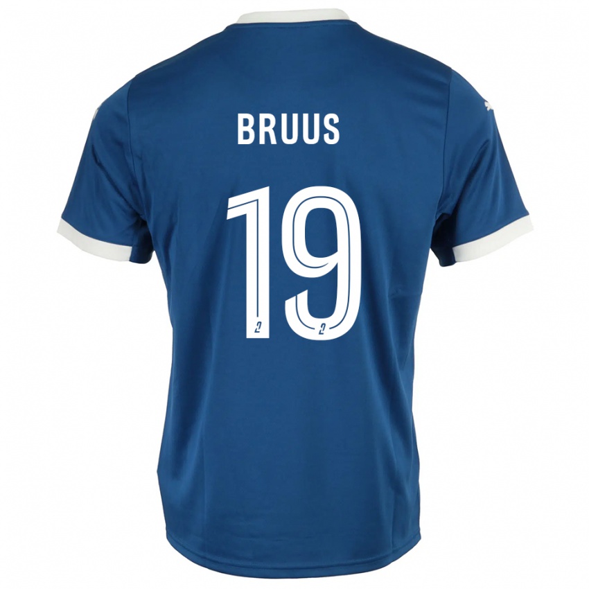 נשים אנדראס ברוס #19 כחול לבן ג'רזי ביתית 2025/26 חולצה קצרה