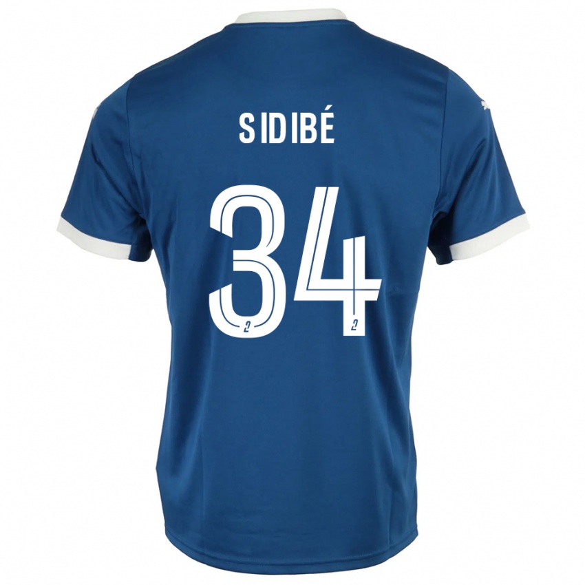 נשים אלי סידיבה #34 כחול לבן ג'רזי ביתית 2025/26 חולצה קצרה