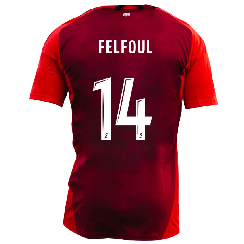 נשים וואסים מוחמד פלפול #14 אדום בורגונדי ג'רזי ביתית 2025/26 חולצה קצרה