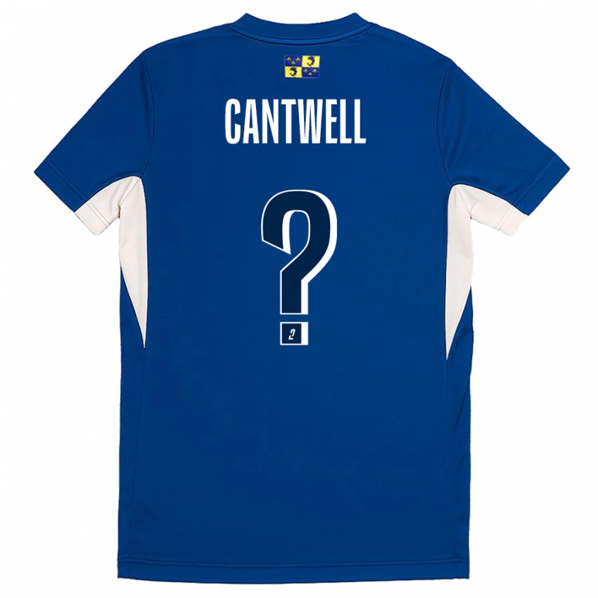 נשים Anna Cantwell #0 כחול נייבי כחול ג'רזי ביתית 2025/26 חולצה קצרה