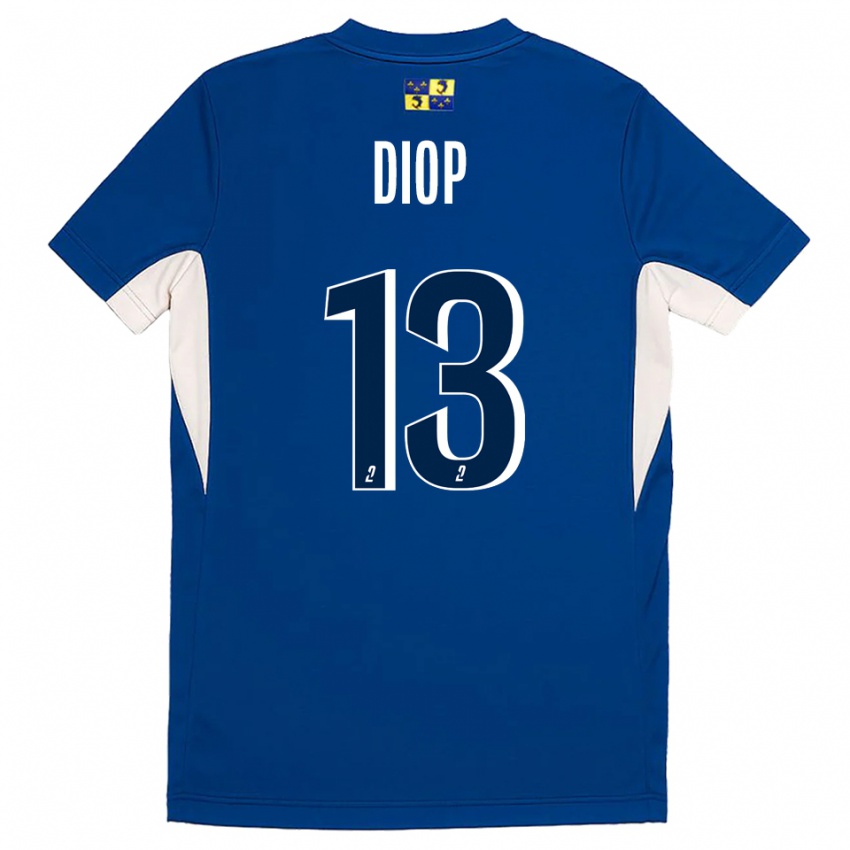 נשים Mamadou Diop #13 כחול נייבי כחול ג'רזי ביתית 2025/26 חולצה קצרה