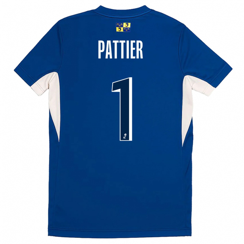 נשים Maxime Pattier #1 כחול נייבי כחול ג'רזי ביתית 2025/26 חולצה קצרה