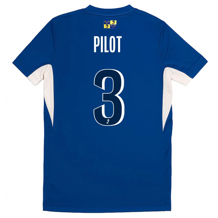 נשים Romane Pilot #3 כחול נייבי כחול ג'רזי ביתית 2025/26 חולצה קצרה