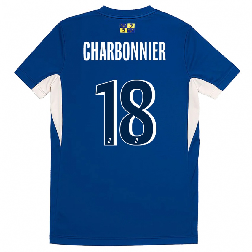 נשים קנדיס שרבונייה #18 כחול נייבי כחול ג'רזי ביתית 2025/26 חולצה קצרה