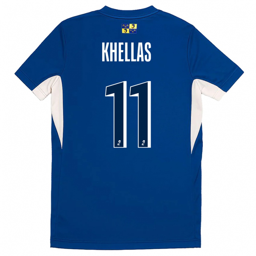 נשים Armelle Khellas #11 כחול נייבי כחול ג'רזי ביתית 2025/26 חולצה קצרה