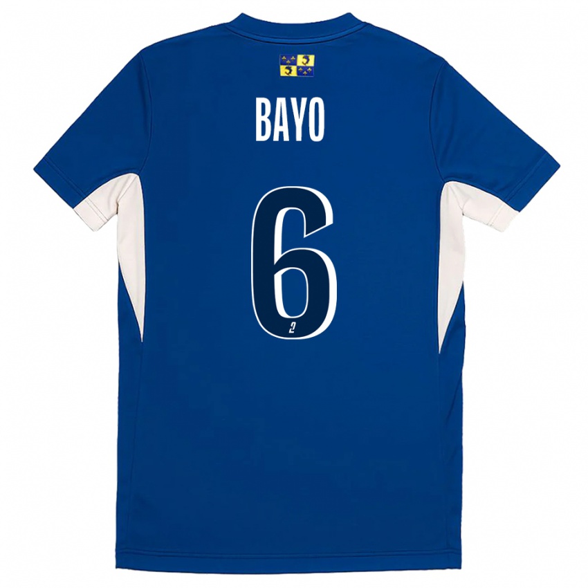 נשים Yadali Bayo #6 כחול נייבי כחול ג'רזי ביתית 2025/26 חולצה קצרה