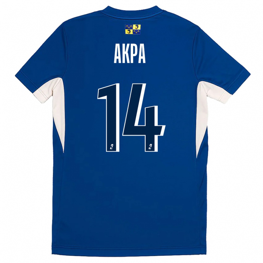 נשים Mara Akpa #14 כחול נייבי כחול ג'רזי ביתית 2025/26 חולצה קצרה