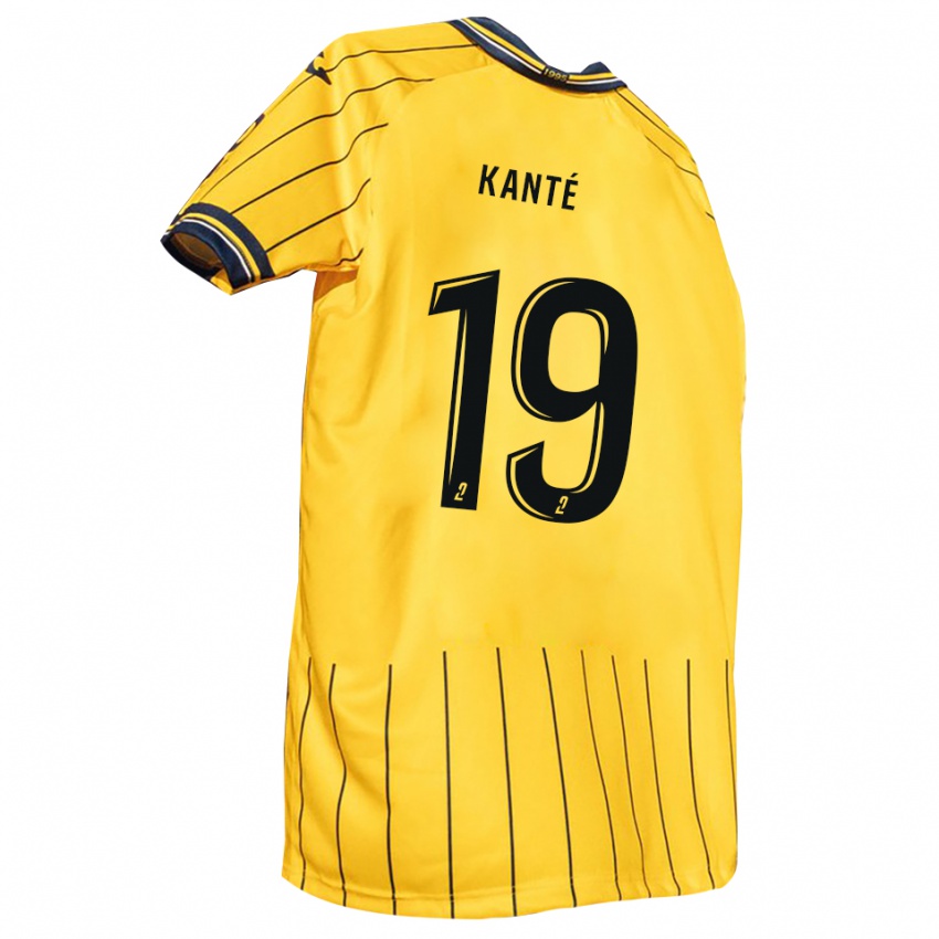 נשים עוסמאן קאנטה #19 צהוב כחול נייבי ג'רזי ביתית 2025/26 חולצה קצרה