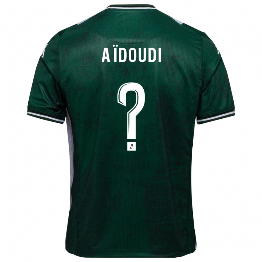 נשים Karim Aïdoudi #0 ירוק לבן ג'רזי ביתית 2025/26 חולצה קצרה