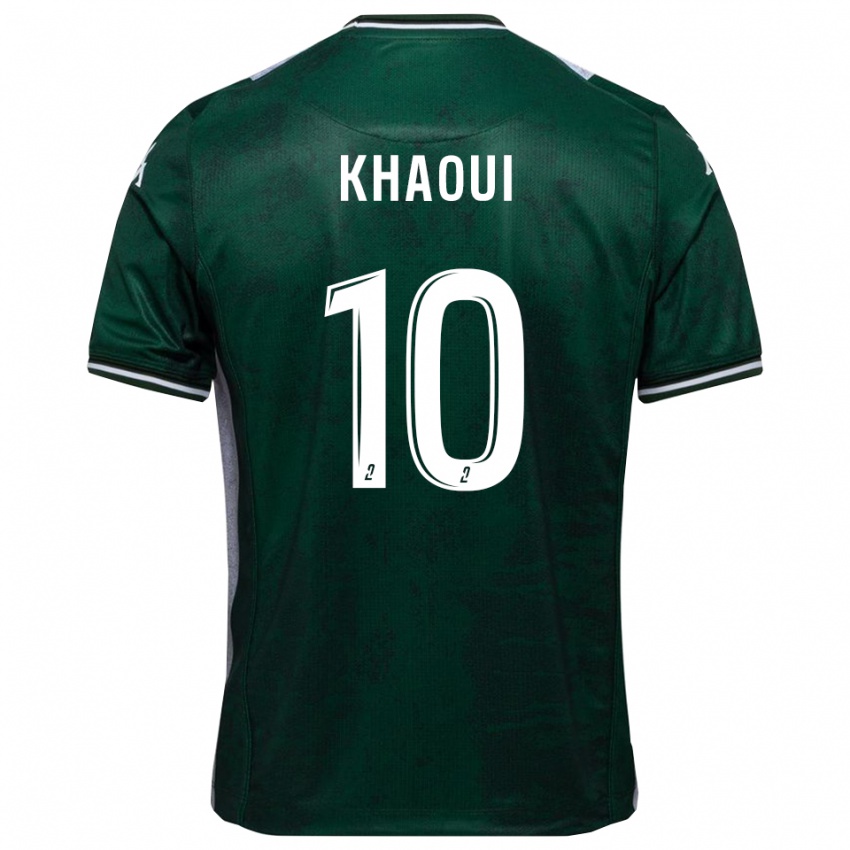 נשים סעיף-אדין חאווי #10 ירוק לבן ג'רזי ביתית 2025/26 חולצה קצרה