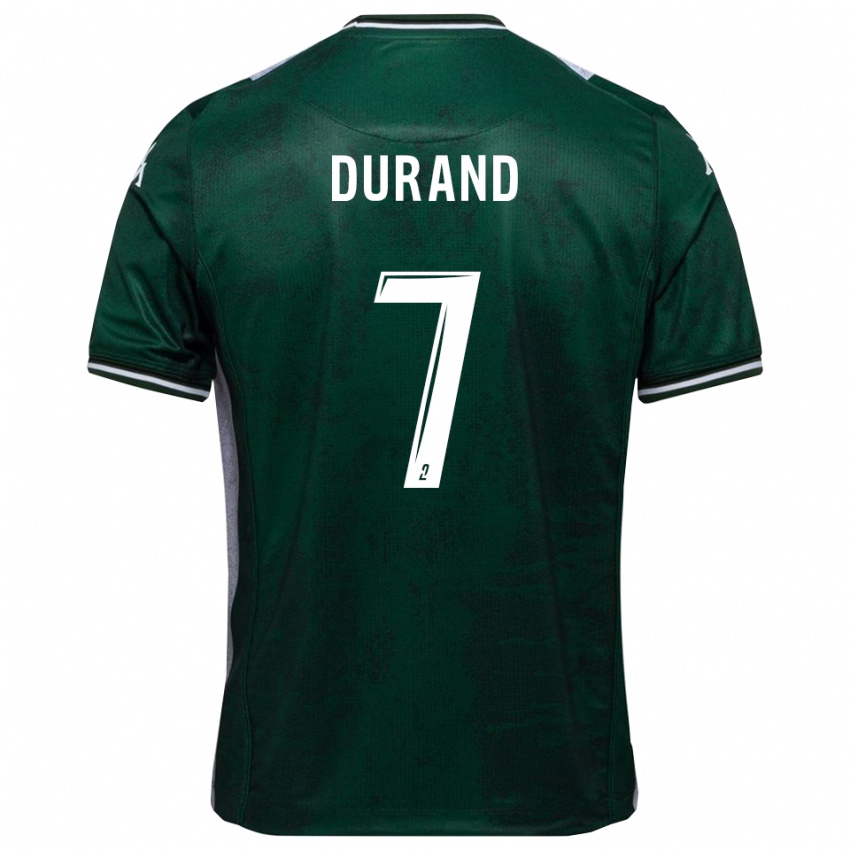 נשים דמיאן דוראן #7 ירוק לבן ג'רזי ביתית 2025/26 חולצה קצרה