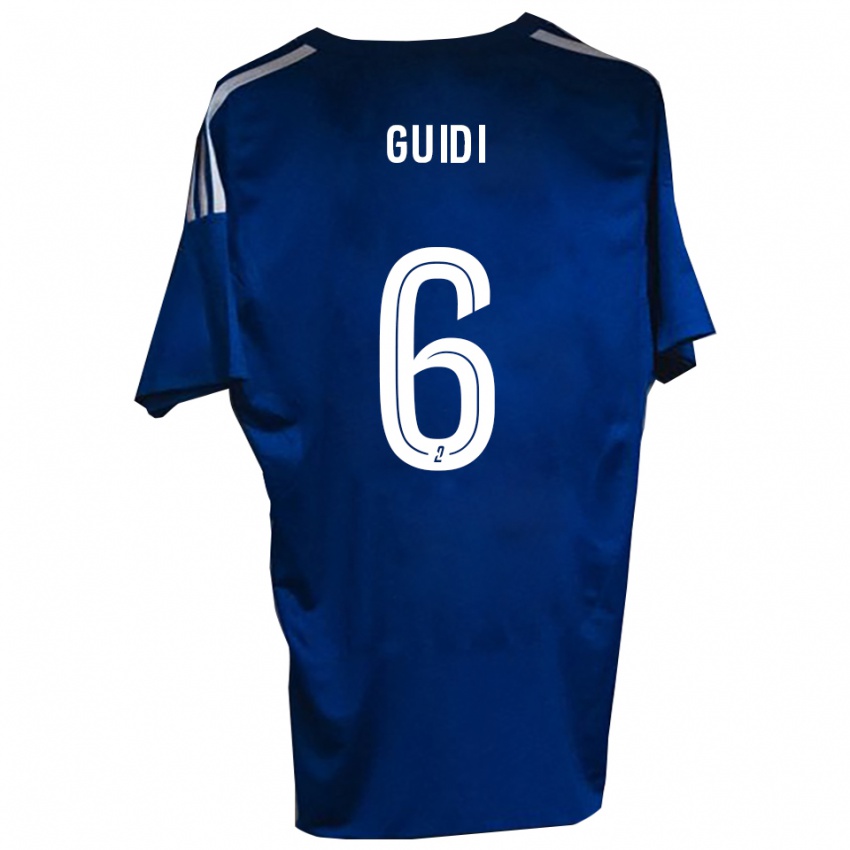 נשים Dumè Guidi #6 כחול לבן ג'רזי ביתית 2025/26 חולצה קצרה