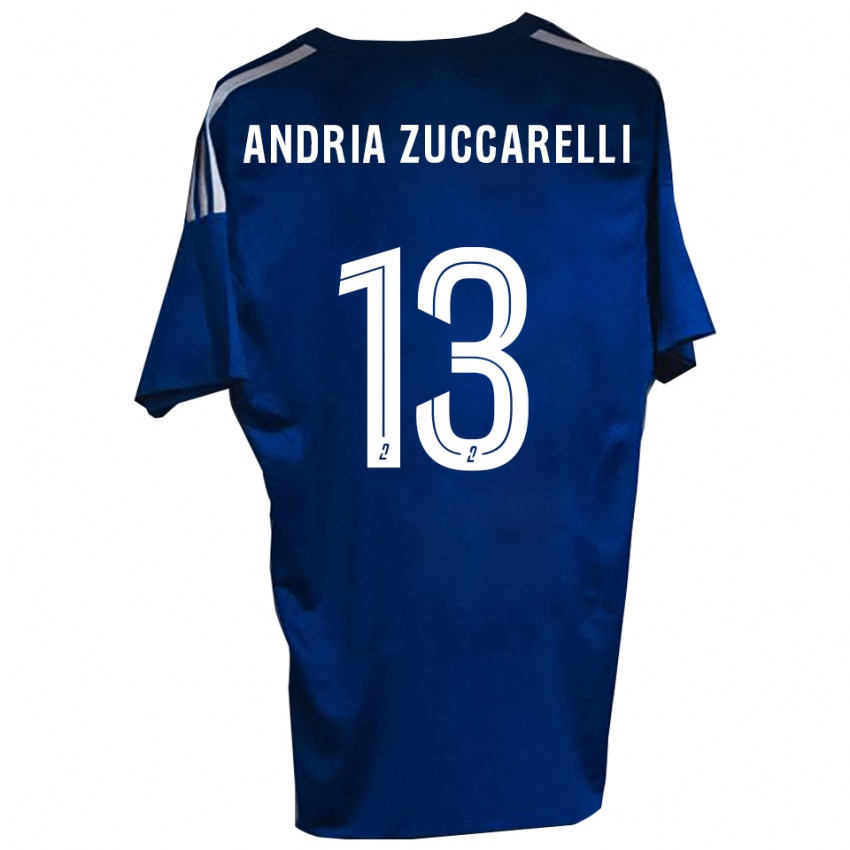 נשים Carlu Andria Zuccarelli #13 כחול לבן ג'רזי ביתית 2025/26 חולצה קצרה